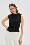 Marisse Plain Black Top