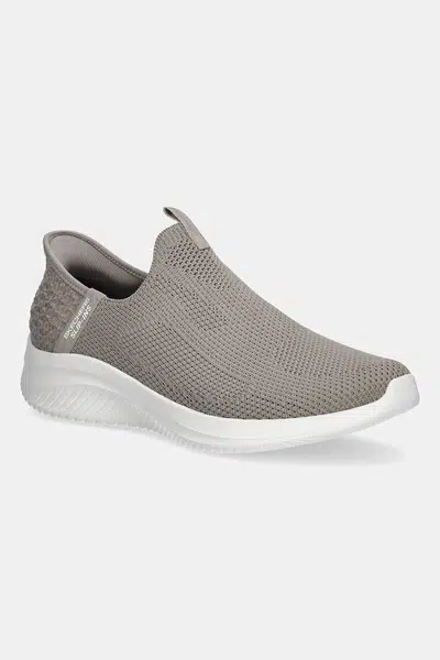 Tenisky Skechers ULTRA FLEX 3.0-EASY dámské, hnědá barva, 150450