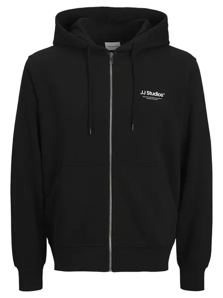 JACK & JONES Tepláková bunda 'JJESoho'  čierna
