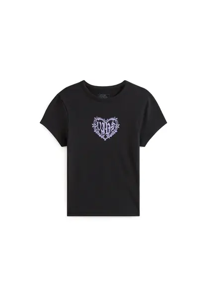 VANS Tričko 'Barbed Heart'  levanduľová / čierna