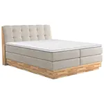POSTEL BOXSPRING, 160/200 cm, krémová