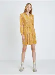 Yellow patterned shirt dress VERO MODA Vibe
