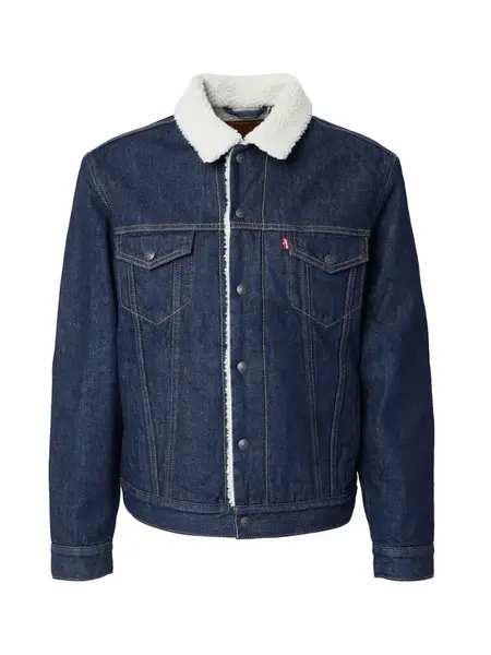 LEVI'S ® Prechodná bunda 'Type III Sherpa Trucker'  modrá denim