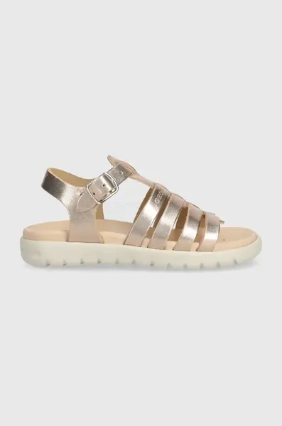 Geox Detské kožené sandále Geox SANDAL SOLEIMA