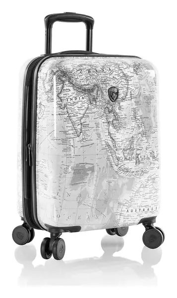 Príručný kufor Heys Journey 3G S Black/White Map