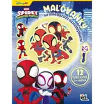 Maľovanky so svietiacimi samolepkami Spidey