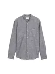 TOM TAILOR DENIM Košeľa  sivá melírovaná
