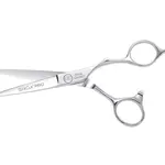 Kadeřnické nůžky Olivia Garden SilkCut® Pro Shear 5,75" - stříbrné (SI-PRO5.75) + dárek zdarma