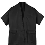 Kadeřnické kimono na barvení a stříhání M-L Sibel - černé (598013202) + dárek zdarma