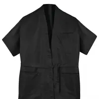 Kadeřnické kimono na barvení a stříhání M-L Sibel - černé (598013202) + dárek zdarma
