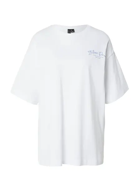 VERO MODA Oversize tričko 'VMHAILEY'  kráľovská modrá / biela