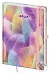 Týdenní diář 2027 A5 Vario Feathers s gumičkou
