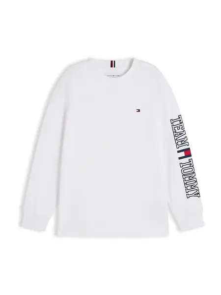 TOMMY HILFIGER Tričko 'TEAM'  námornícka modrá / červená / biela