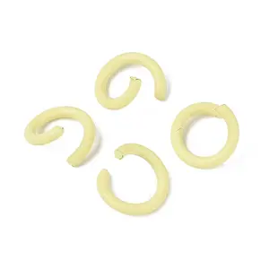 Spray Painted Iron Open Jump Rings
