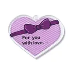 Valentine's Day Transparent Acrylic Pendant