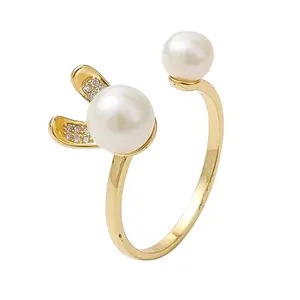 Natural Pearl Finger Rings