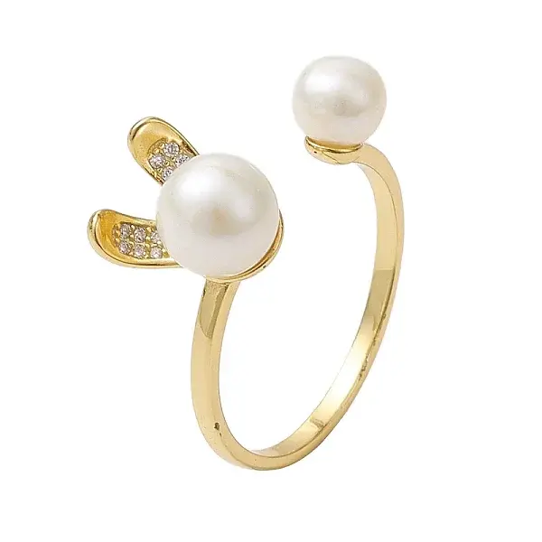 Natural Pearl Finger Rings