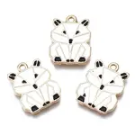 Rack Plating Alloy Enamel Pendants