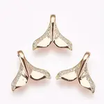 Brass Micro Pave Cubic Zirconia Charms