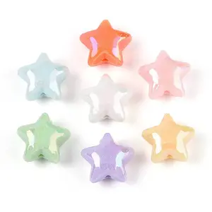 UV Plating Opaque Acrylic Beads