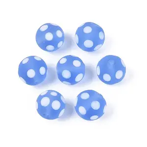 Frosted Handmade Lampwork Beads