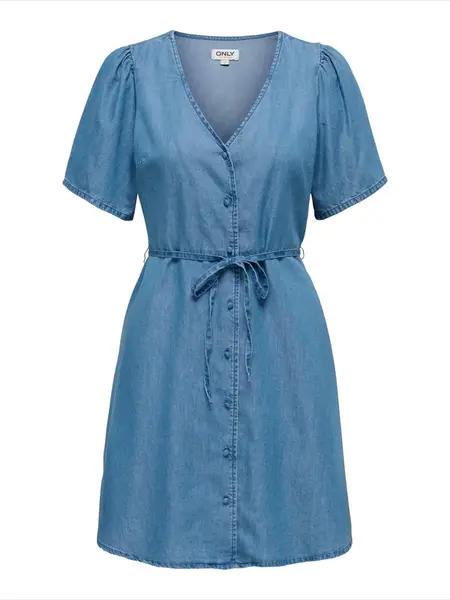 ONLY Košeľové šaty 'ONLEVIDA-BEA'  modrá denim