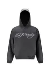 Ed Hardy Prechodná bunda 'Soaring Eagles'  sivá / svetlosivá / čierna
