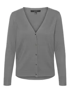 VERO MODA Kardigán 'SILJE'  sivá