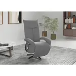 Sit & More RELAXAČNÍ KŘESLO, textil, šedá