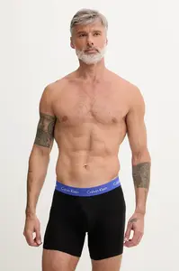 Calvin Klein Underwear  boxerky pánské bavlněné s elastanem 3-pack