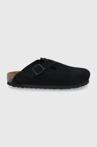 Semišové pantofle Birkenstock Boston