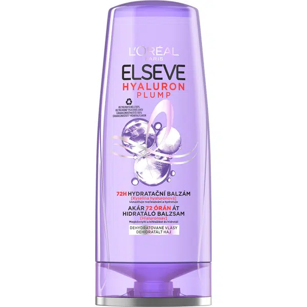 L'Oréal Paris Hydratační balzám na vlasy s kyselinou hyaluronovou Elseve Hyaluron Plump 72H (Hydrating Balm) 200 ml