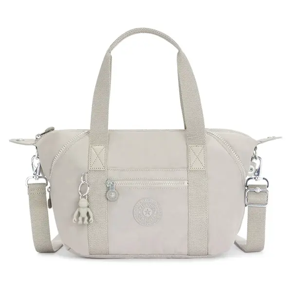 KIPLING Kabelka  svetlosivá
