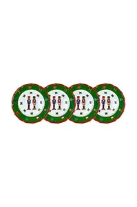 Affek Design Sada dezertních talířů Affek Design Tichá noc 22 cm 4-pack