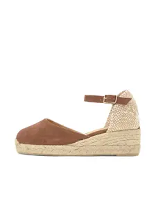 Castañer Espadrilky 'Carol'  béžová / hnedá