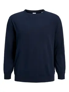 Jack & Jones Plus Sveter  námornícka modrá