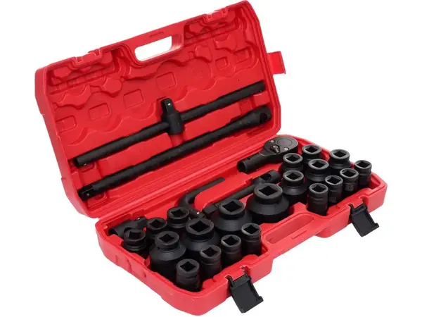 KRAFT&DELE Sada rázových hlavic dvanáctihranné 3/4", 26 ks KD11759