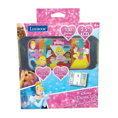 Lexibook herní konzole 2,5" Disney princezny - 150 her