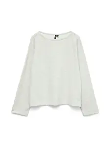 VERO MODA Tričko 'VMHali'  sivá melírovaná