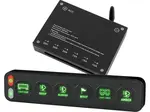 Ovládací panel se spínači pro 6 spotřebičů do karavanu L296A