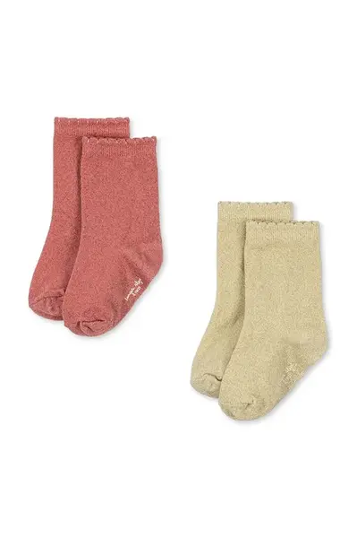 Konges Sløjd Dětské ponožky Konges Sløjd GLITTER 2-pack