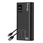 OBAL:ME EnergyPulse Powerbanka 20000mAh, 22,5W, černá