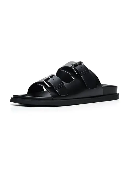 Bershka Šľapky  čierna