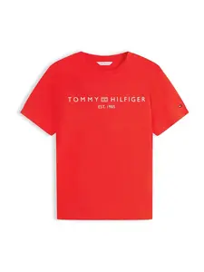 TOMMY HILFIGER Tričko  červená / biela