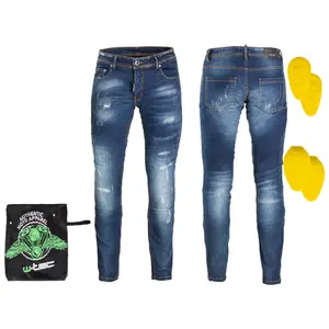 Pánské moto jeansy W-TEC Feeldy modrá M