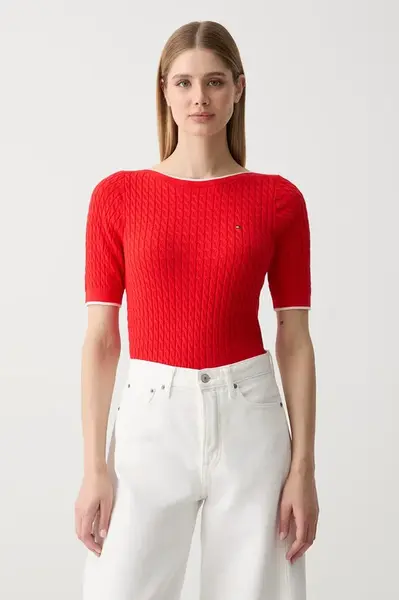 Tommy Hilfiger svetrové tričko dámské bavlněné