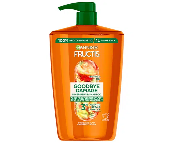 Šampon pro poškozené vlasy Garnier Fructis Goodbye Damage Repairing Shampoo - 1000 ml + dárek zdarma