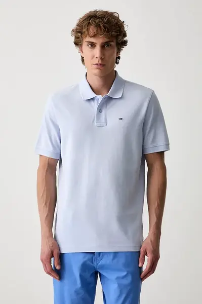 Tommy Jeans polo tričko pánske bavlnené