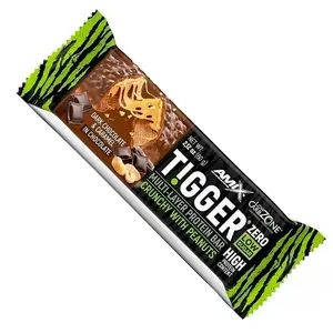 Amix Nutrition Tigger Zero Bar 60g - karamel, arašídové máslo