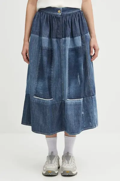 Visvim  Džínová sukně  ss elevation skirt p.w.